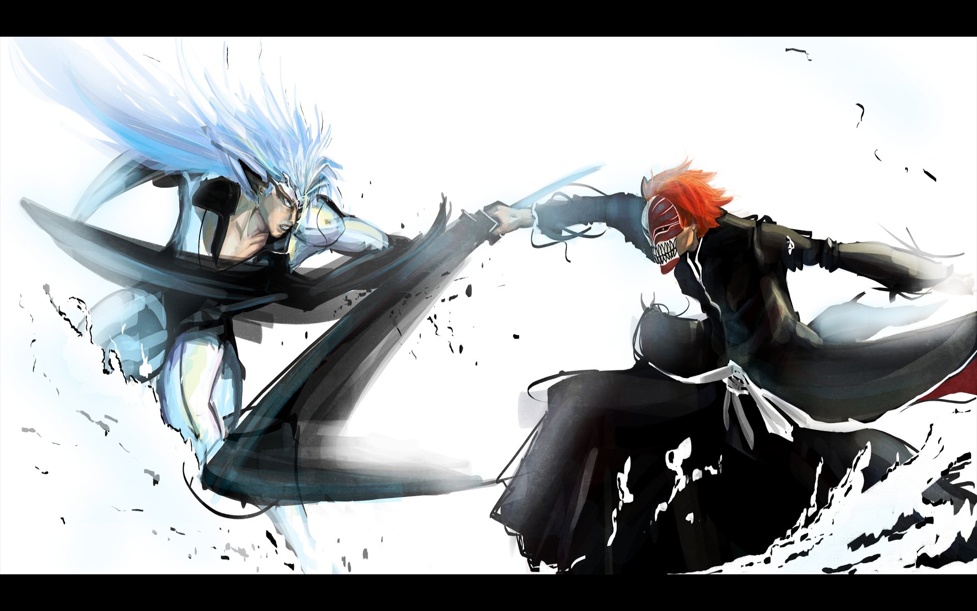 Bleach: Grimmjow vs. Ichigo HD Wallpaper