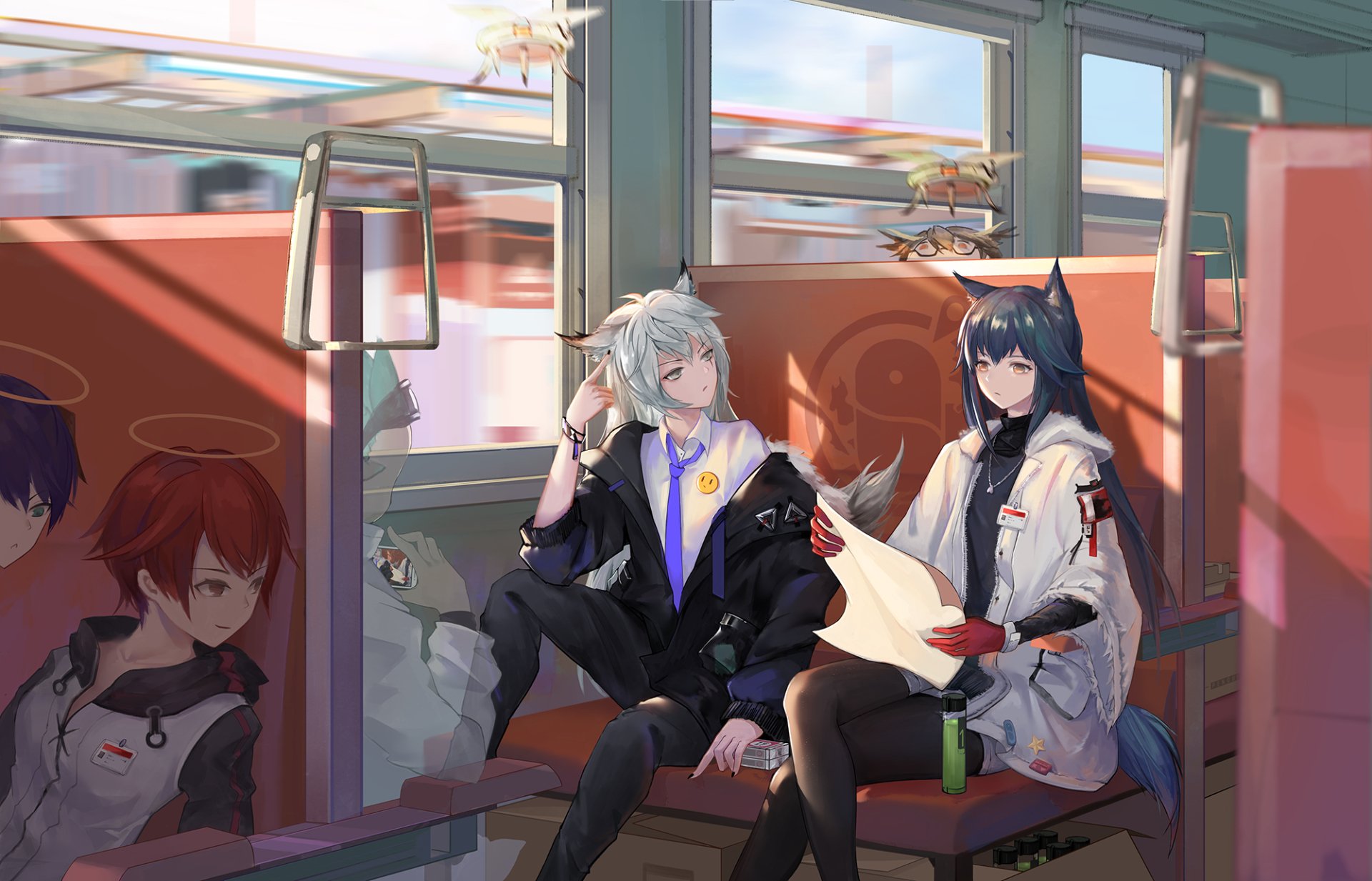 Download Exusiai (Arknights) Lappland (Arknights) Mostima (Arknights) Texas (Arknights) Silence (Arknights) Ethan (Arknights) Video Game Arknights HD Wallpaper