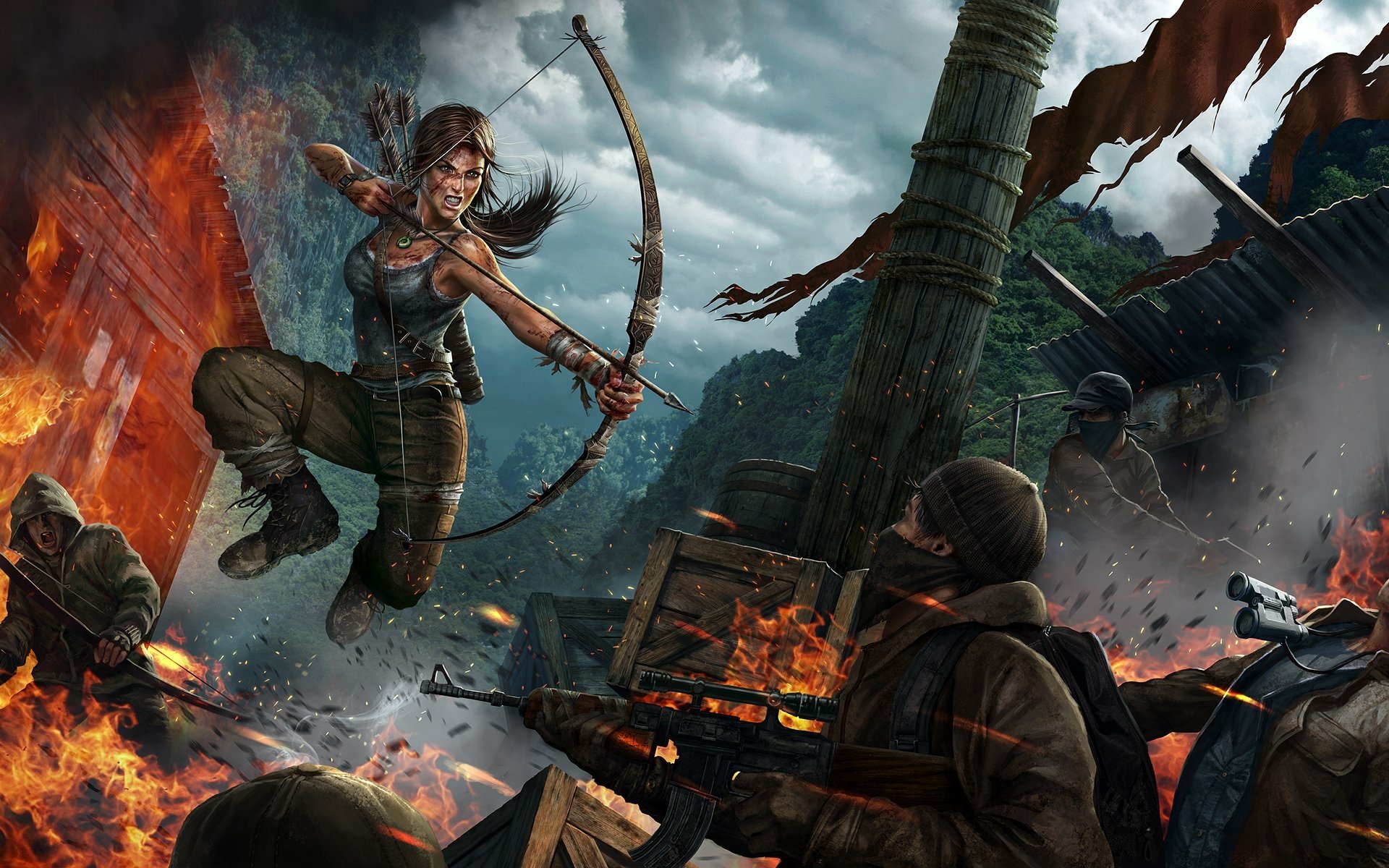 Download Lara Croft Video Game Tomb Raider (2013) HD Wallpaper by EDDY SHINJUKU