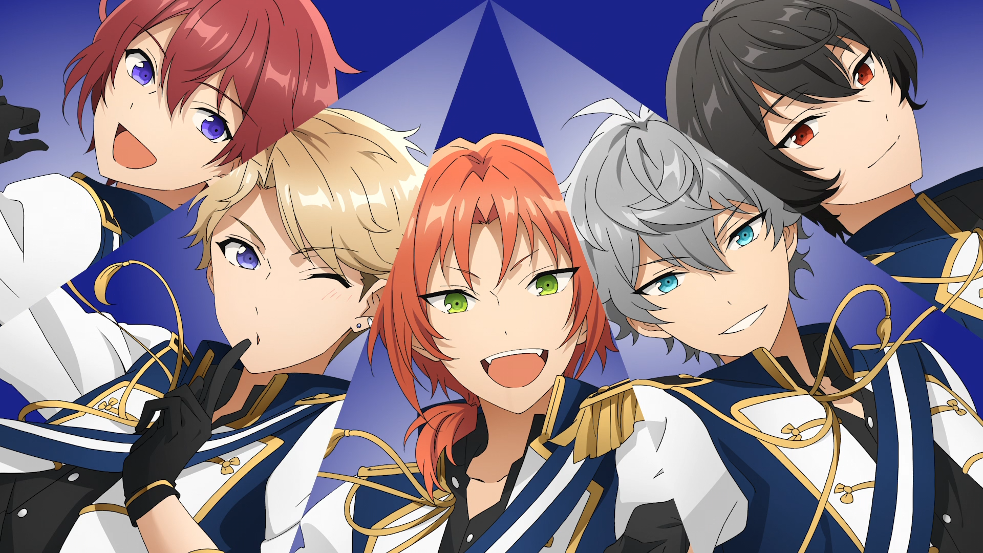 Download Leo Tsukinaga Izumi Sena Ritsu Sakuma Arashi Narukami Video Game Ensemble Stars! HD Wallpaper