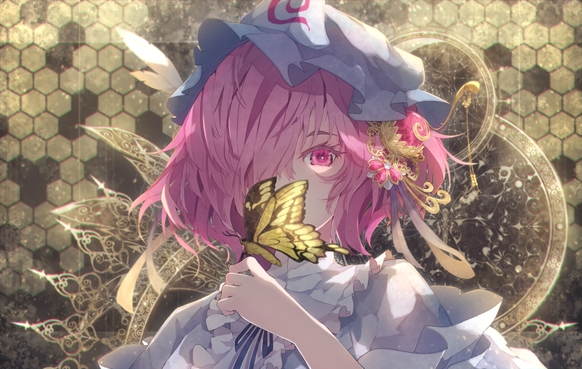 Download Yuyuko Saigyouji Anime Touhou HD Wallpaper