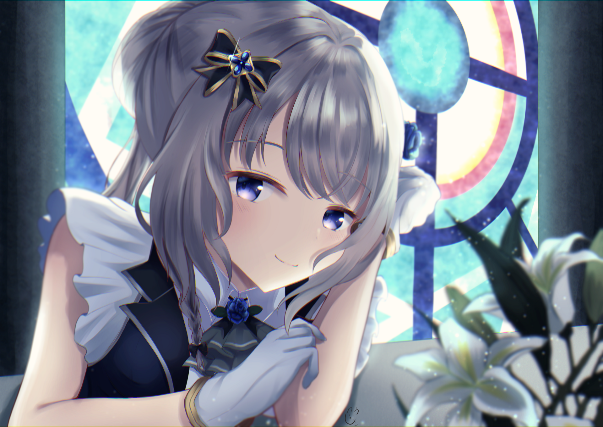 Download Mitama Yakumo Anime Magia Record: Puella Magi Madoka Magica Side Story 4k Ultra HD Wallpaper