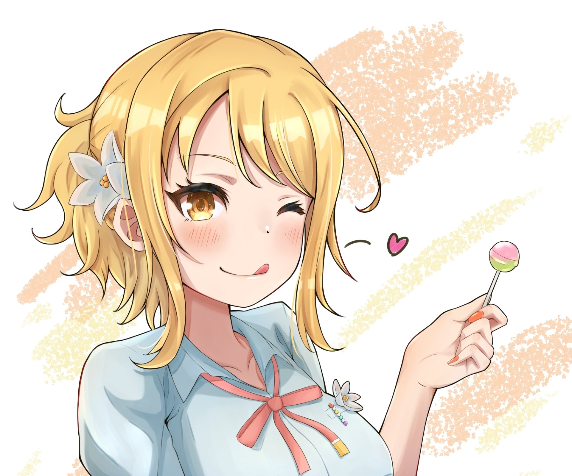 Download Ai Miyashita Anime Love Live! Nijigasaki High School Idol Club HD Wallpaper