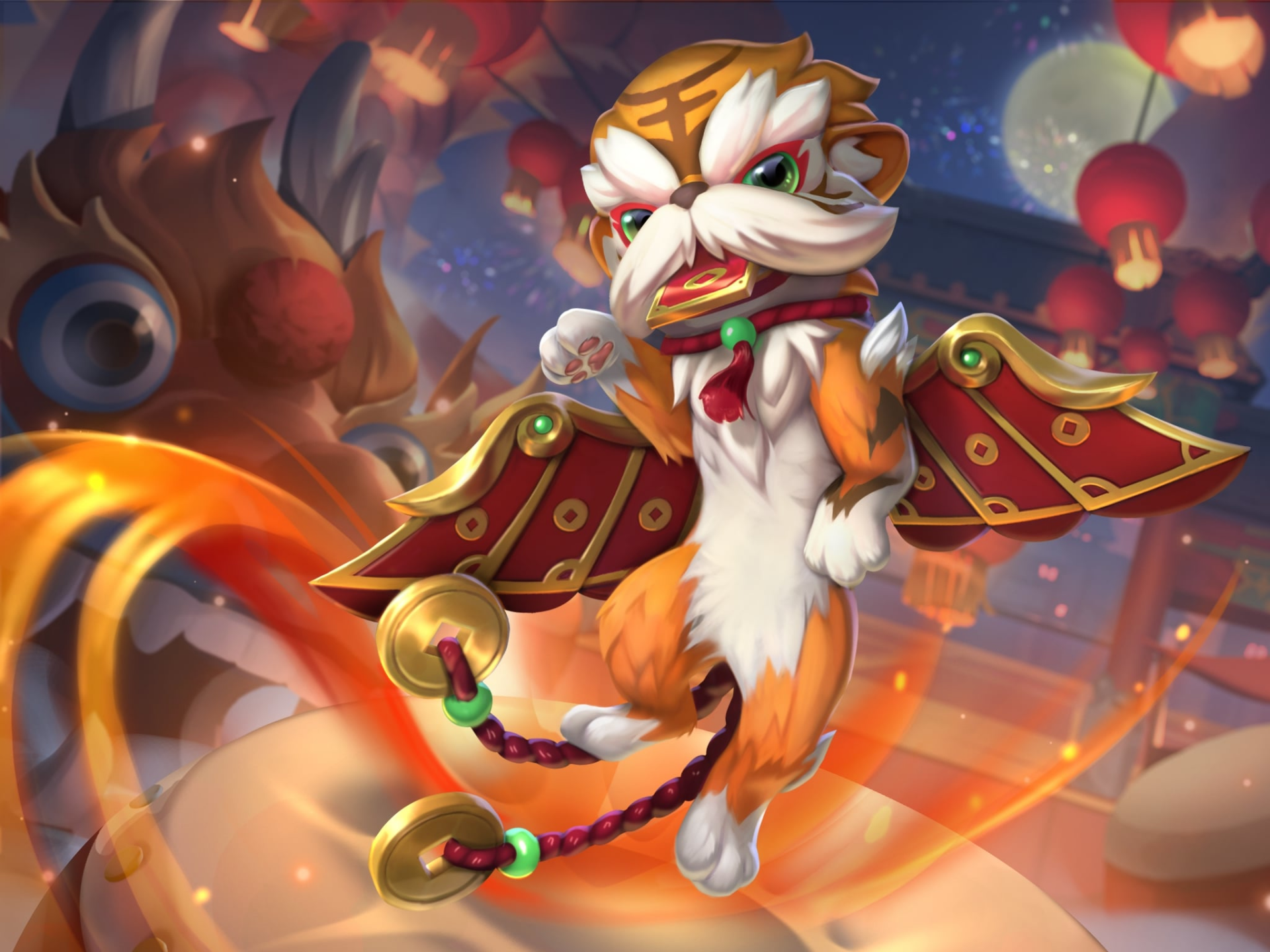 Download Year Of The Tiger Video Game League Of Legends HD Wallpaper