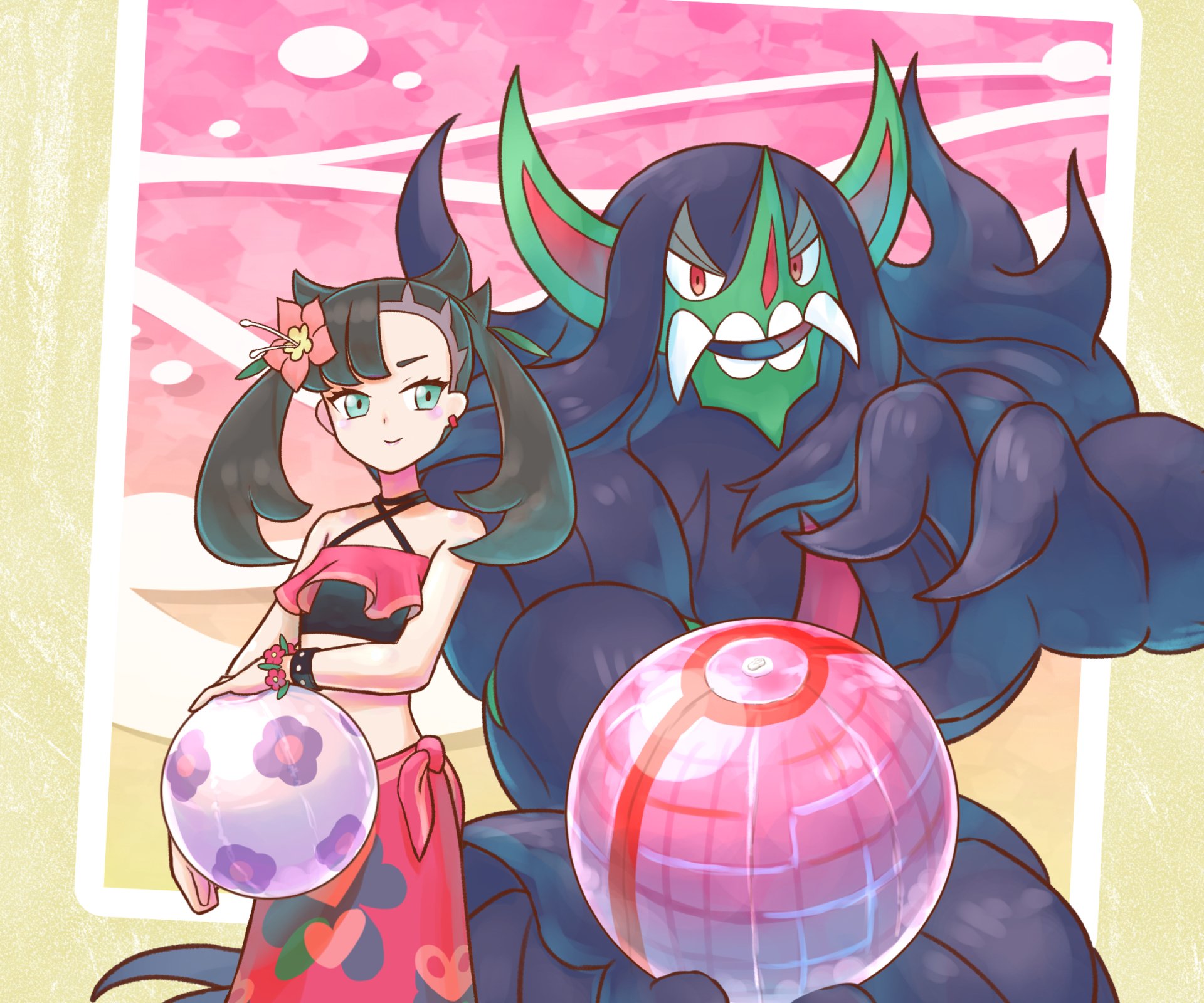 Download Grimmsnarl (Pokémon) Marnie (Pokémon) Pokémon Sword & Shield Pokémon Masters EX Anime Pokemon HD Wallpaper