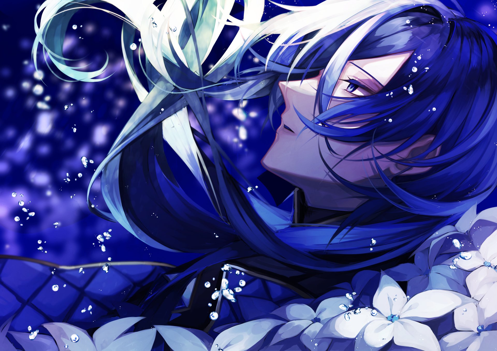 download-blue-hair-anime-boy-anime-boy-4k-ultra-hd-wallpaper