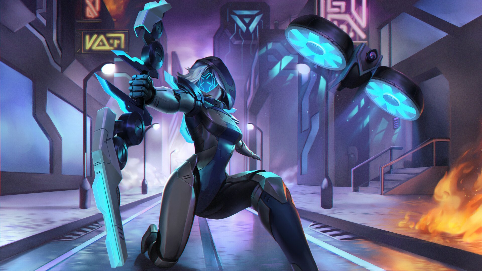 Download Ashe (League Of Legends) Video Game League Of Legends HD Wallpaper by Łukasz Starczewski