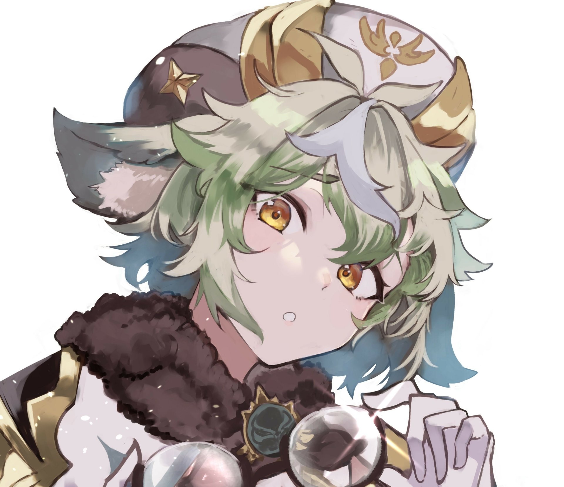 HD PC desktop wallpaper featuring Sucrose from the video game Genshin Impact, showcasing her detailed anime-style design and vibrant colors.