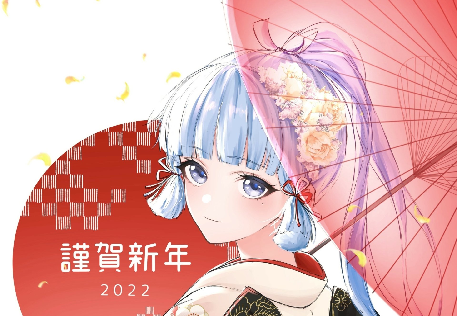 Download Kamisato Ayaka (Genshin Impact) Video Game Genshin Impact HD Wallpaper by ごちそう