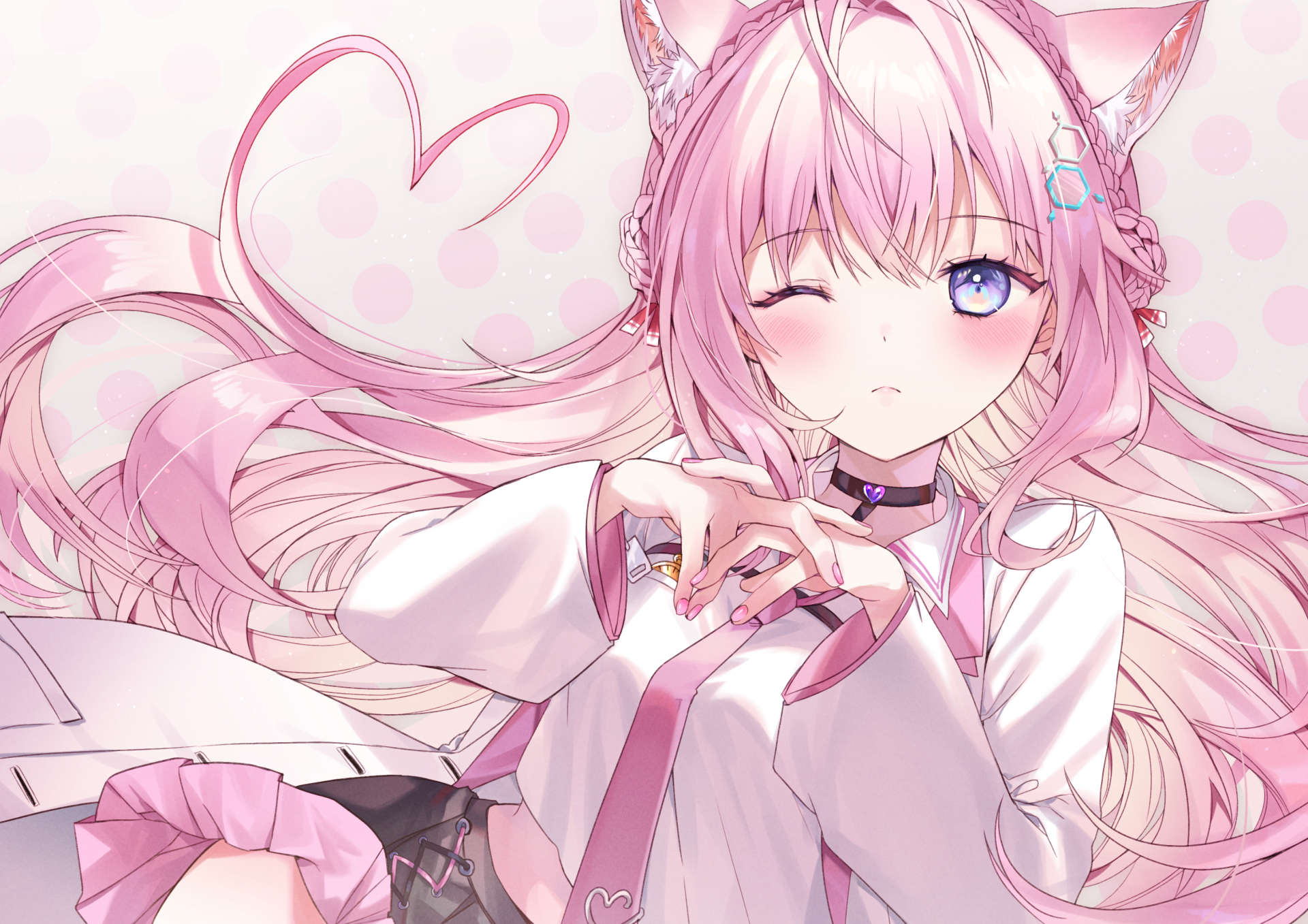 Download Hololive Hakui Koyori Anime Virtual Youtuber HD Wallpaper