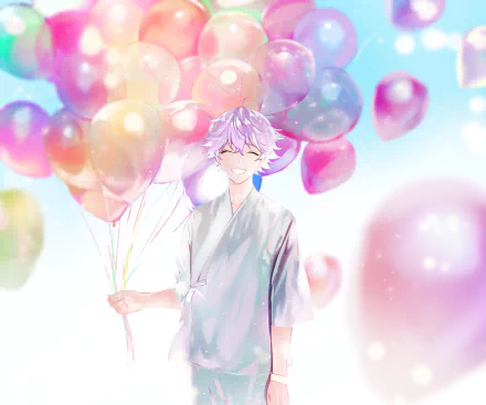 balloon Nayuta Yatonokami Anime Paradox Live HD Desktop Wallpaper | Background Image