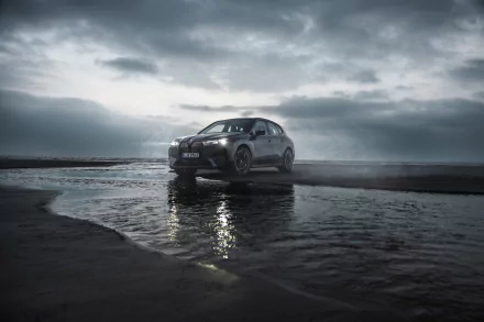 electric car SUV vehicle BMW iX M60 HD Desktop Wallpaper | Background Image