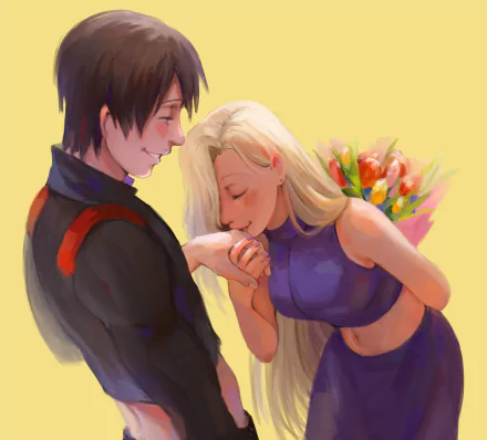 Ino Yamanaka Sai (Naruto) Anime Naruto HD Desktop Wallpaper | Background Image