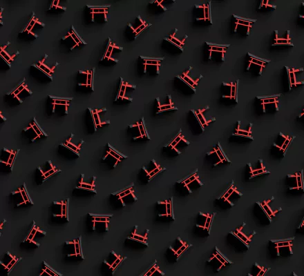 torii artistic pattern HD Desktop Wallpaper | Background Image