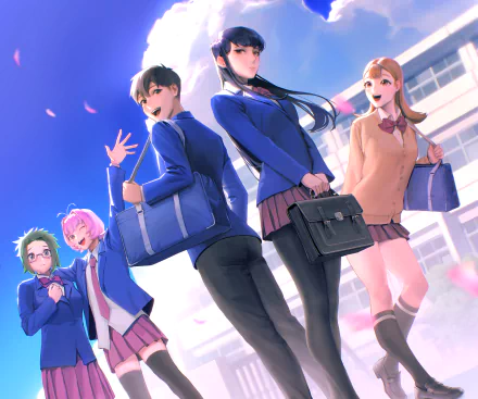Rumiko Manbagi Komi Shouko Tadano Hitohito Anime Komi Can't Communicate HD Desktop Wallpaper | Background Image