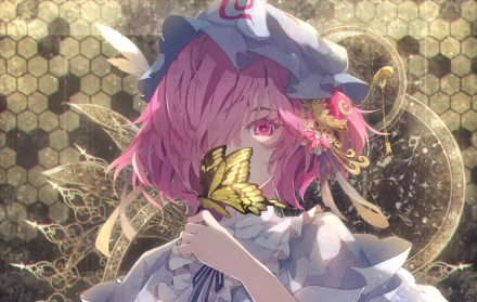 Yuyuko Saigyouji Anime Touhou HD Desktop Wallpaper | Background Image