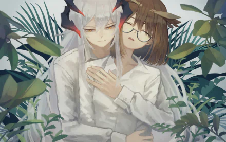 Silence (Arknights) Saria (Arknights) video game Arknights HD Desktop Wallpaper | Background Image