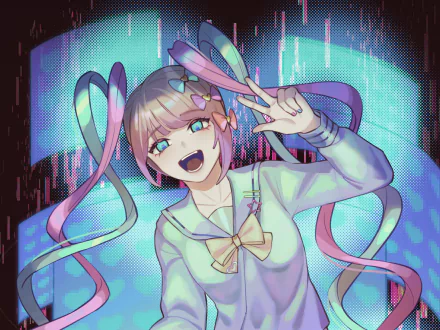 OMGkawaiiAngel-chan video game NEEDY GIRL OVERDOSE HD Desktop Wallpaper | Background Image