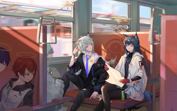 Exusiai (Arknights) Lappland (Arknights) Mostima (Arknights) Texas (Arknights) Silence (Arknights) Ethan (Arknights) video game Arknights HD Desktop Wallpaper | Background Image