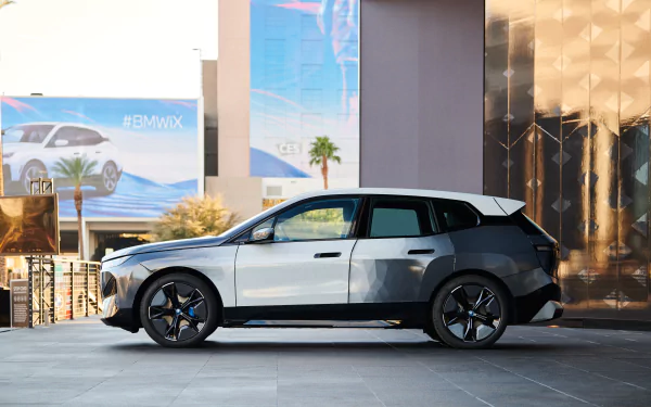 SUV vehicle BMW iX Flow HD Desktop Wallpaper | Background Image