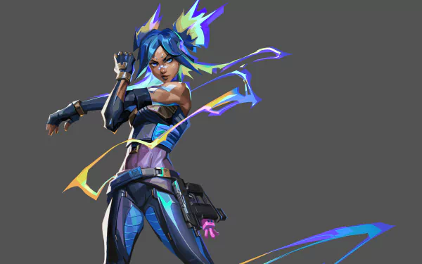 Neon (Valorant) video game Valorant HD Desktop Wallpaper | Background Image