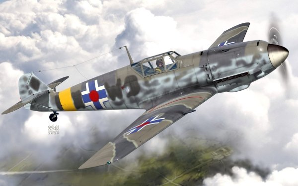 Military Messerschmitt Bf 109 Military Aircraft HD Wallpaper | Background Image