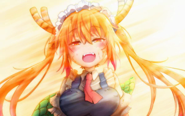 Tohru (Miss Kobayashi's Dragon Maid) Anime Miss Kobayashi's Dragon Maid HD Desktop Wallpaper | Background Image