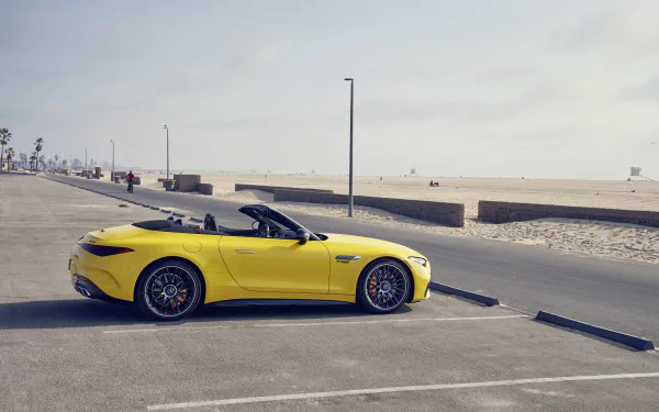 cabriolet Mercedes-AMG SL 63 4MATIC vehicle Mercedes-AMG SL HD Desktop Wallpaper | Background Image