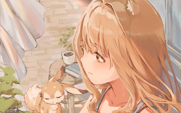 Anime Girl Blonde HD Wallpaper | Background Image