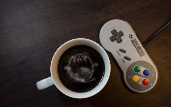 Video Game Super Nintendo Consoles Nintendo SNES Coffee HD Wallpaper | Background Image