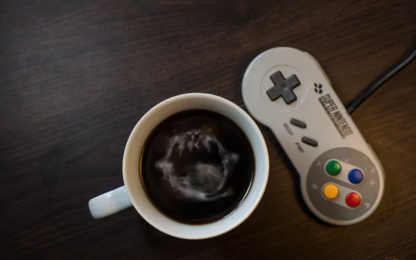 coffee SNES video game super nintendo HD Desktop Wallpaper | Background Image