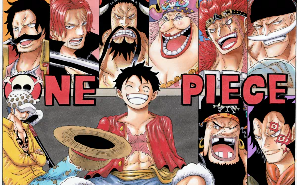 Eustass Kid Kaido (One Piece) Monkey D. Dragon Shanks (One Piece) Marshall D. Teach Charlotte Linlin Trafalgar Law Monkey D. Luffy Edward Newgate Anime One Piece HD Desktop Wallpaper | Background Image