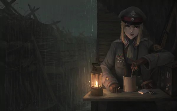 uniform Anime military HD Desktop Wallpaper | Background Image