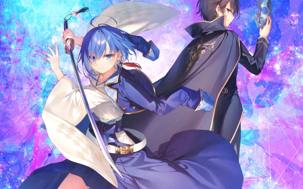 Anime The Demon Sword Master of Excalibur Academy HD Desktop Wallpaper | Background Image