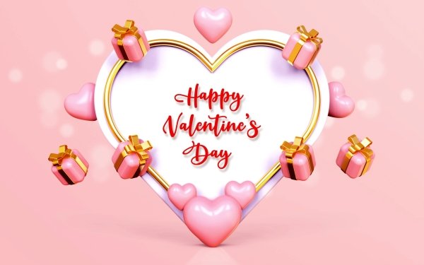 Holiday Valentine's Day Happy Valentine's Day Heart HD Wallpaper | Background Image
