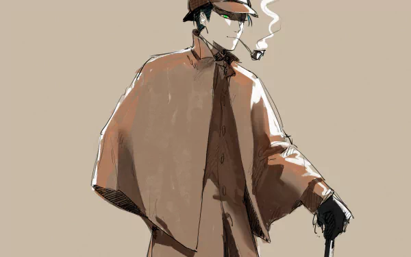detective Sherlock Holmes (Fate/Grand Order) Ruler (Fate/Grand Order) Anime Fate/Grand Order HD Desktop Wallpaper | Background Image