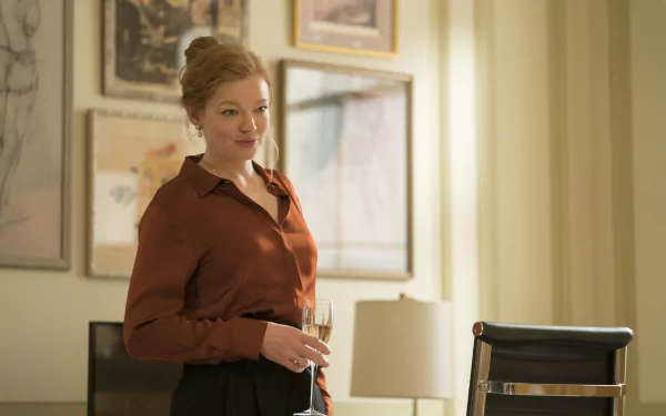 Sarah Snook TV Show Succession HD Desktop Wallpaper | Background Image