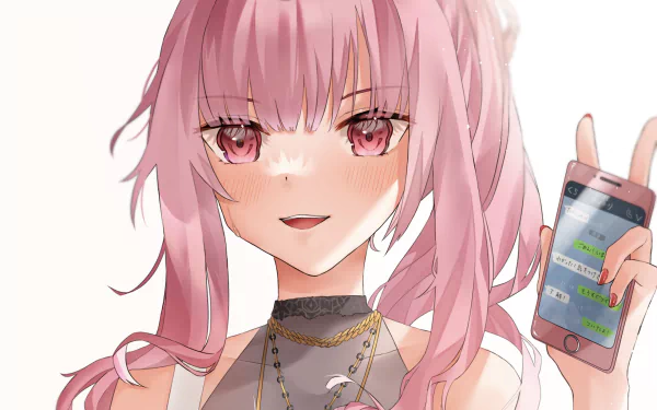 hololive Mori Calliope Anime Virtual Youtuber HD Desktop Wallpaper | Background Image