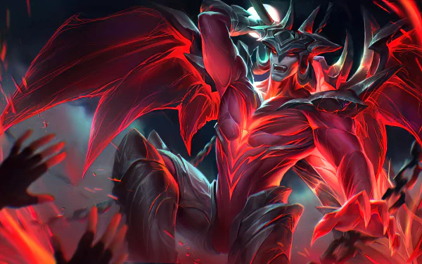 Aatrox (League of Legends) video game League Of Legends HD Desktop Wallpaper | Background Image