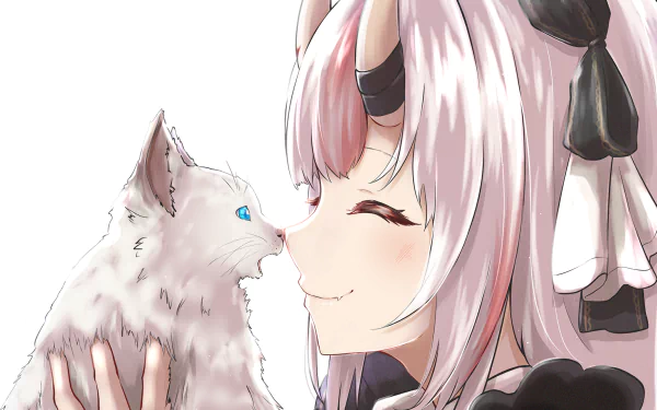 hololive Nakiri Ayame Anime Virtual Youtuber HD Desktop Wallpaper | Background Image