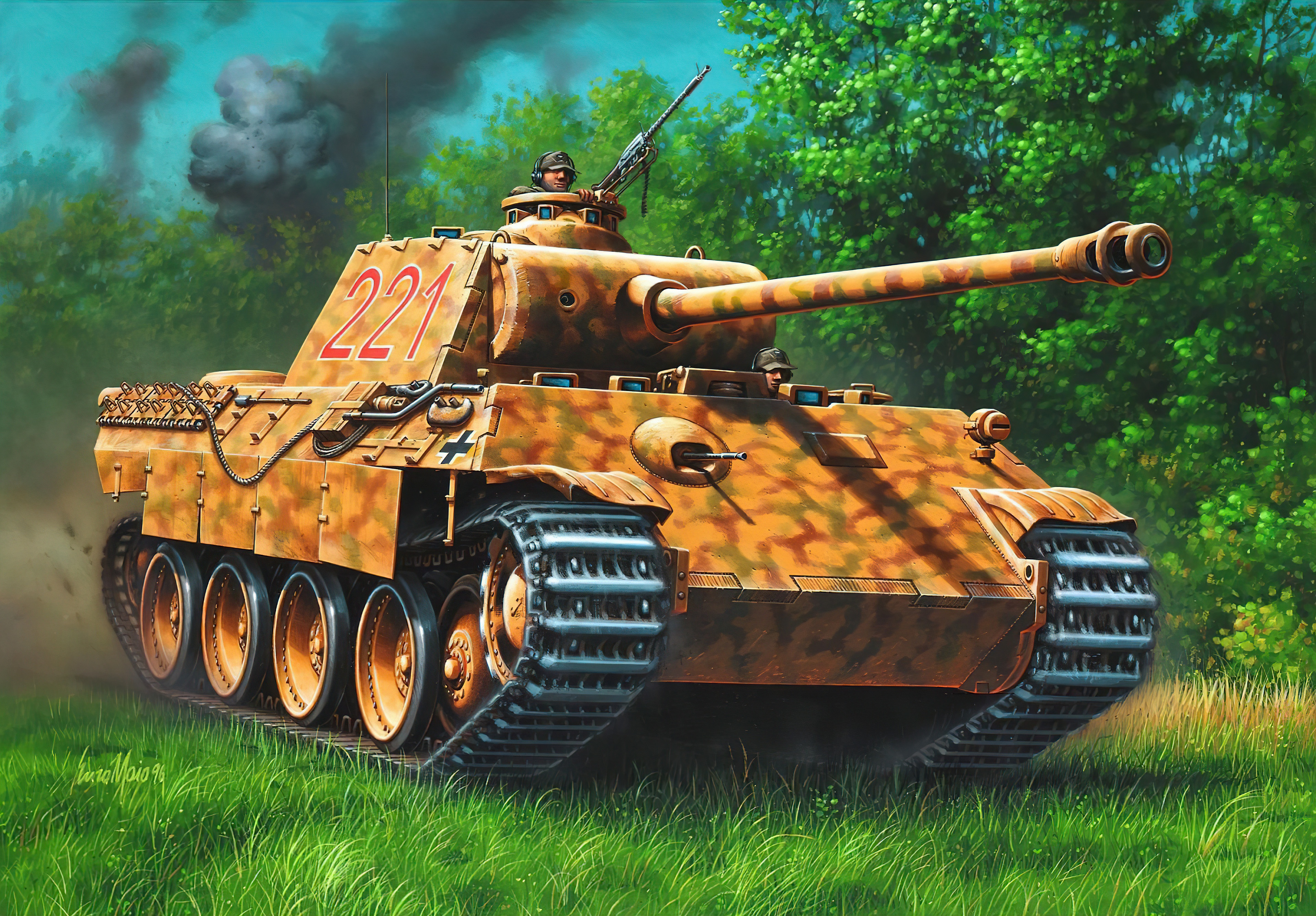 Panther Tank 4k Ultra HD Wallpaper