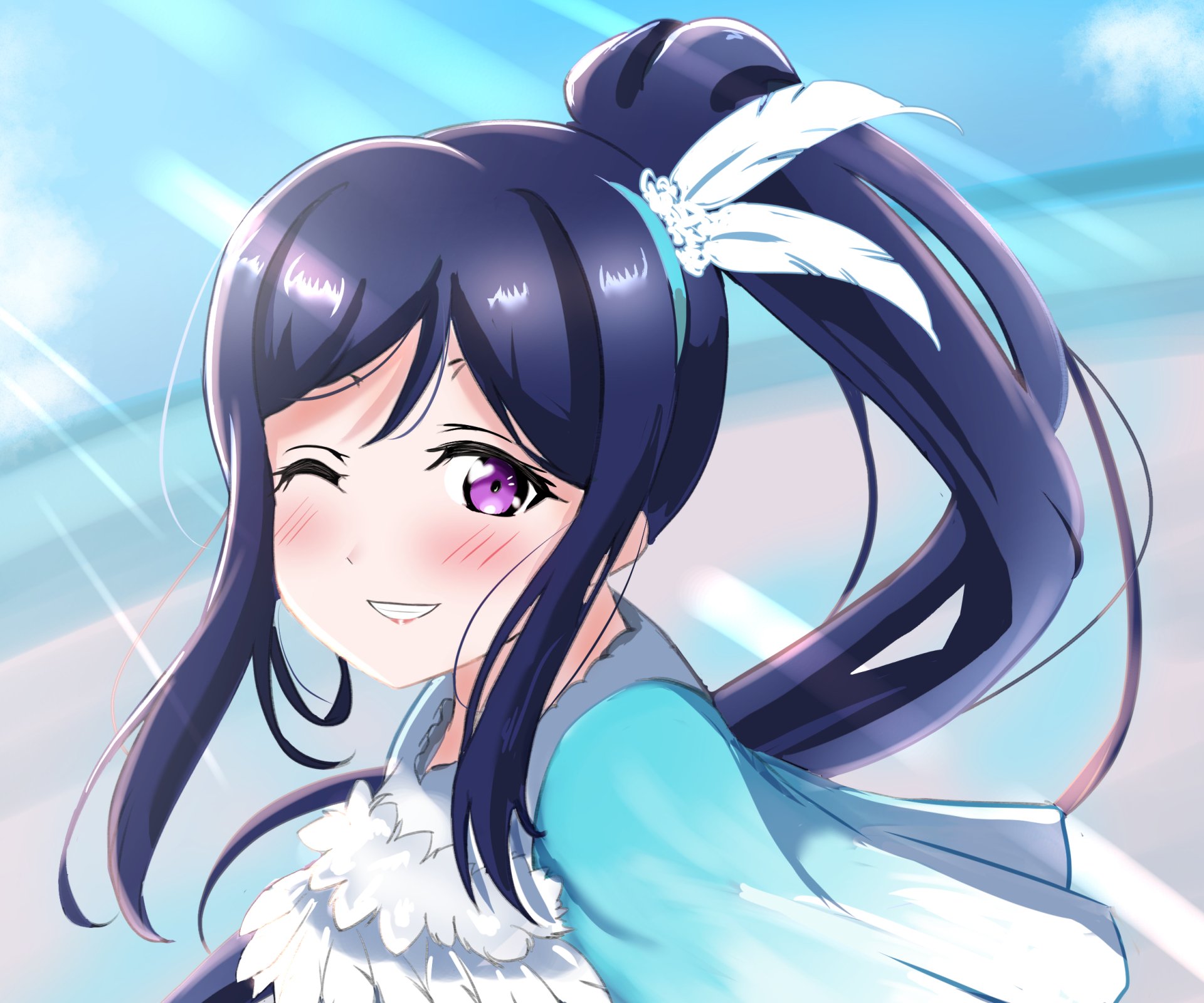 Download Kanan Matsuura Anime Love Live! Sunshine!! HD Wallpaper