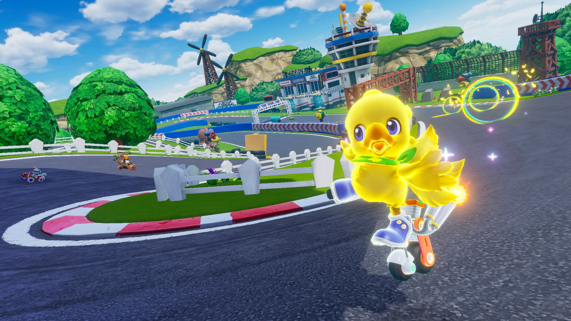 Download Video Game Chocobo GP HD Wallpaper