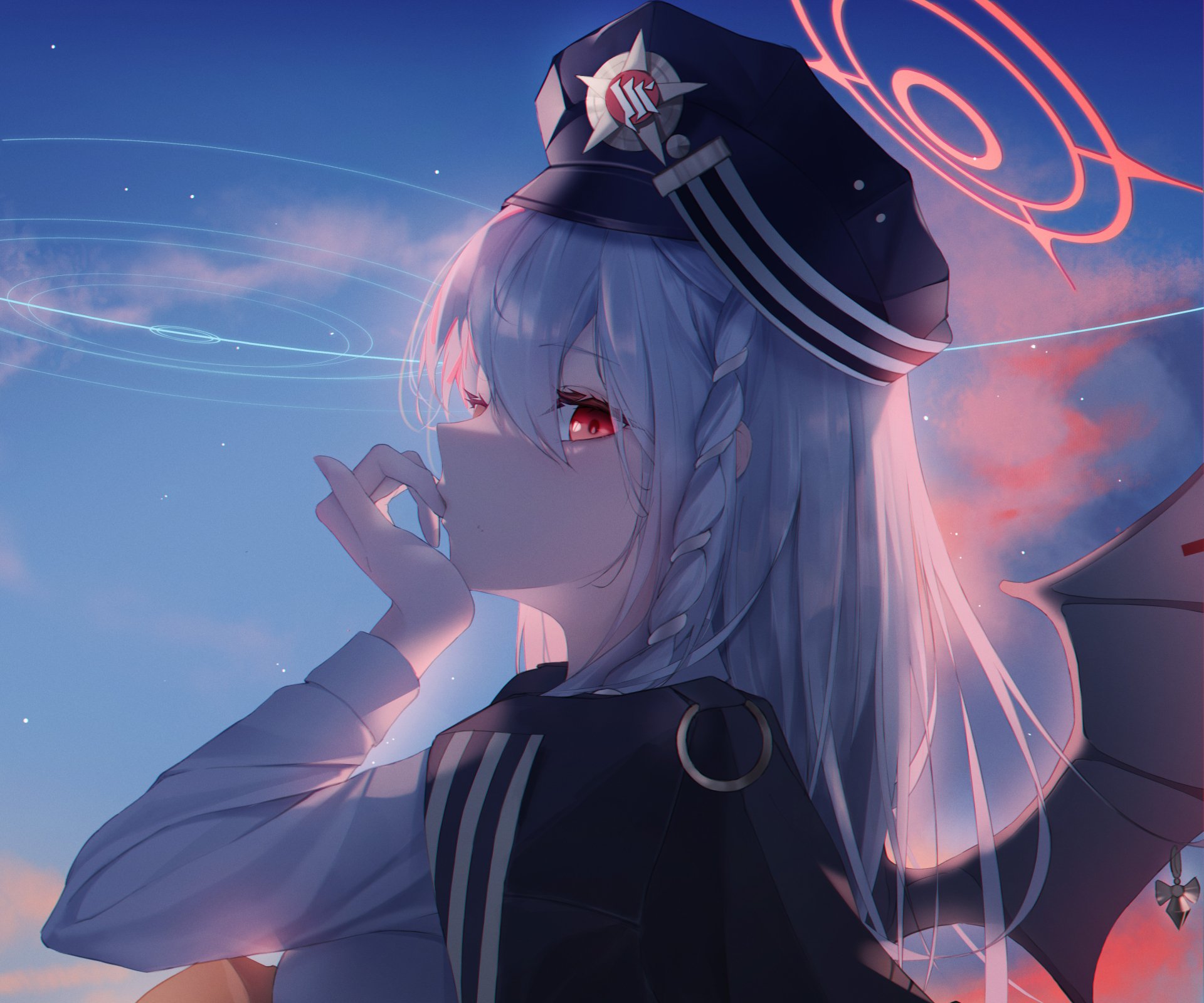 Download Kurodate Haruna Video Game Blue Archive 4k Ultra HD Wallpaper