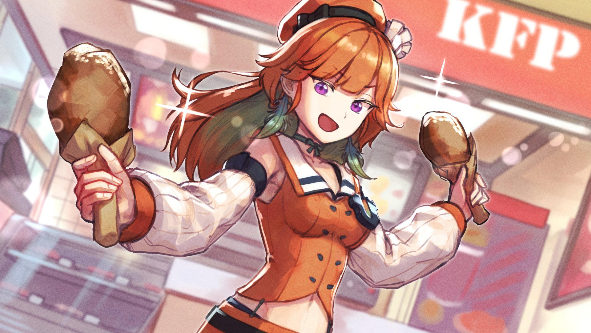 Download Hololive Takanashi Kiara Anime Virtual Youtuber HD Wallpaper