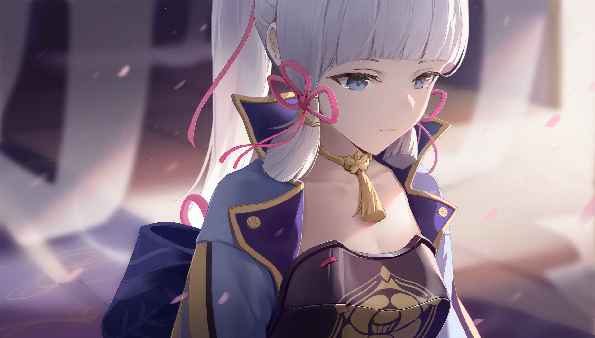 Download Kamisato Ayaka (Genshin Impact) Video Game Genshin Impact 8k Ultra HD Wallpaper by RIVER