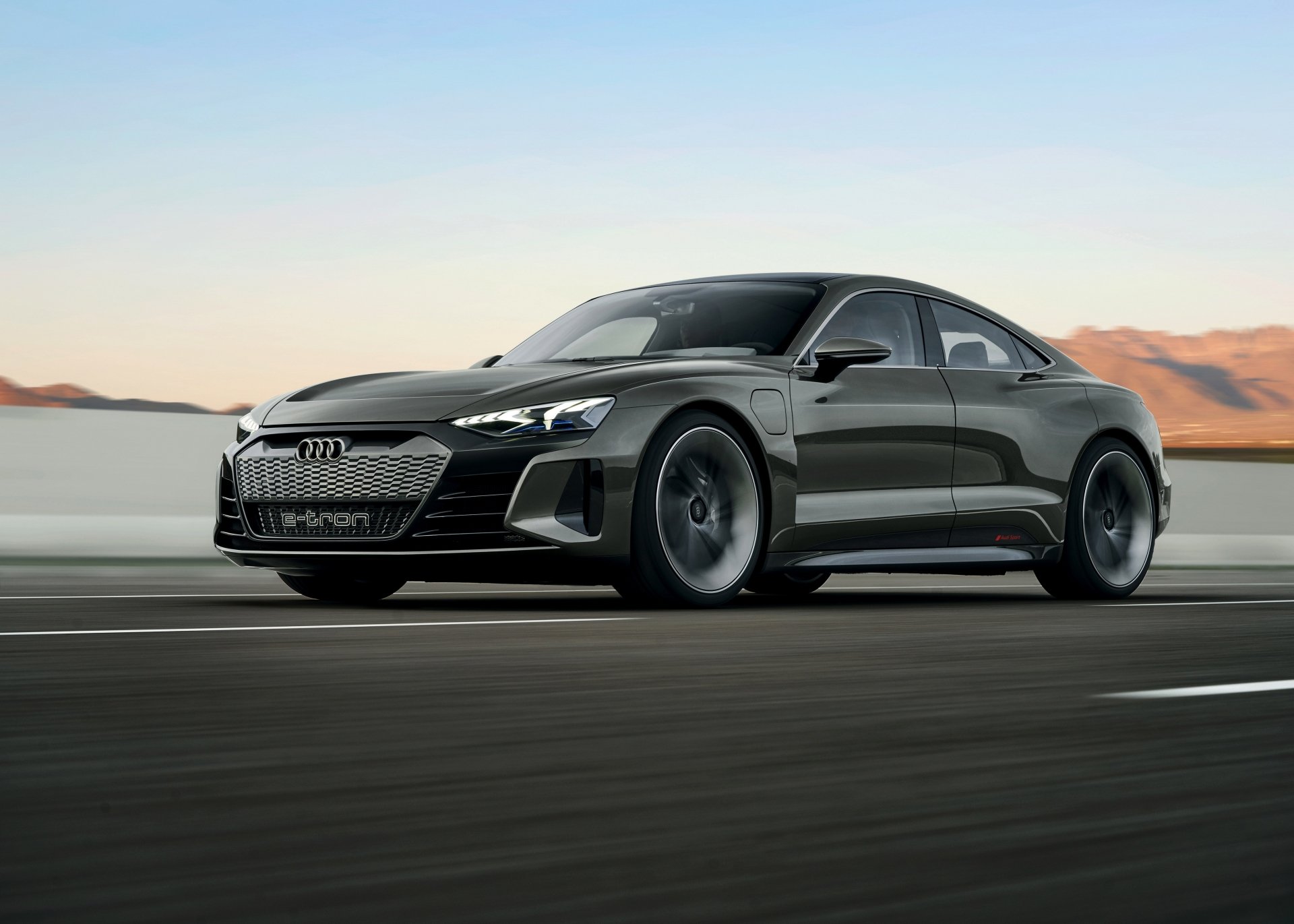 Download Vehicle Audi E-Tron GT 4k Ultra HD Wallpaper