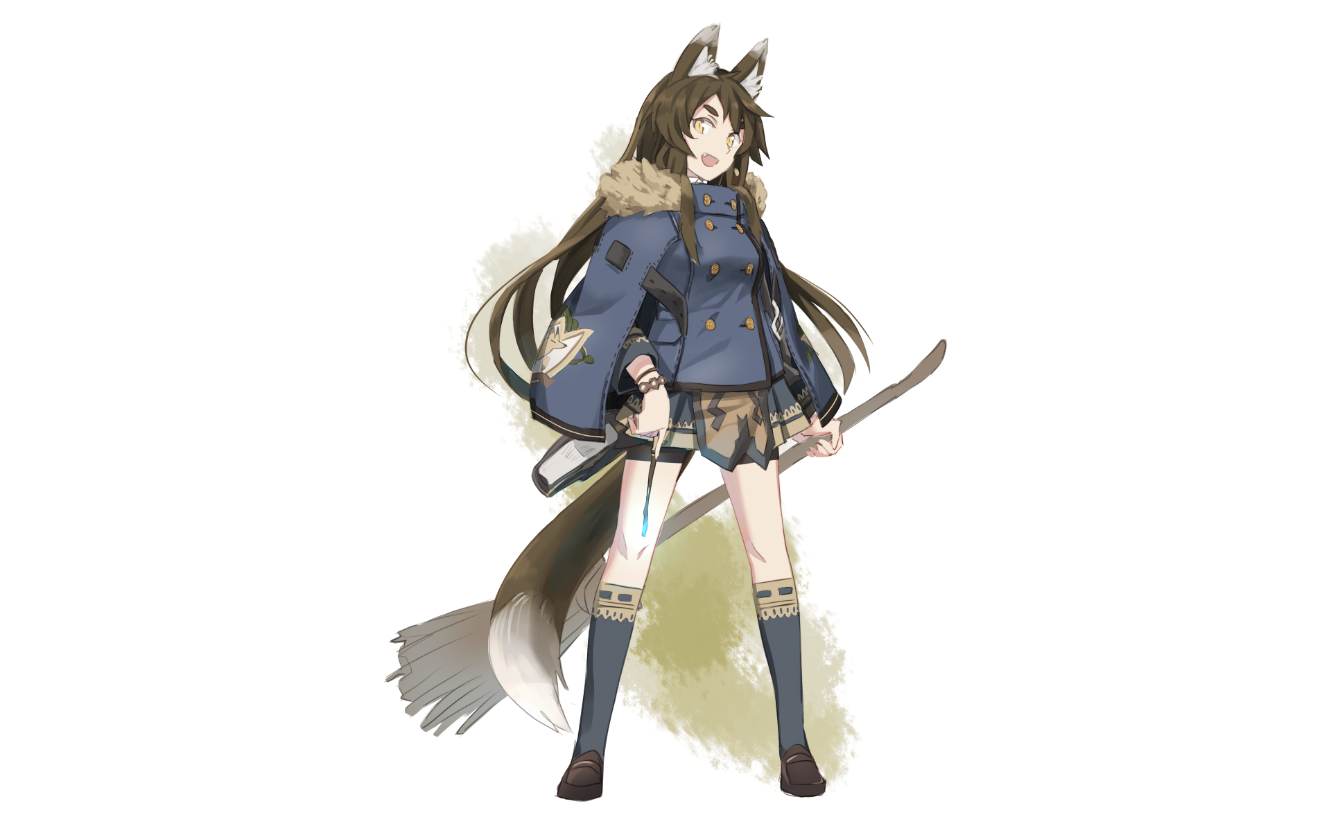 Download Anime Girl Anime Girl HD Wallpaper by にんげん