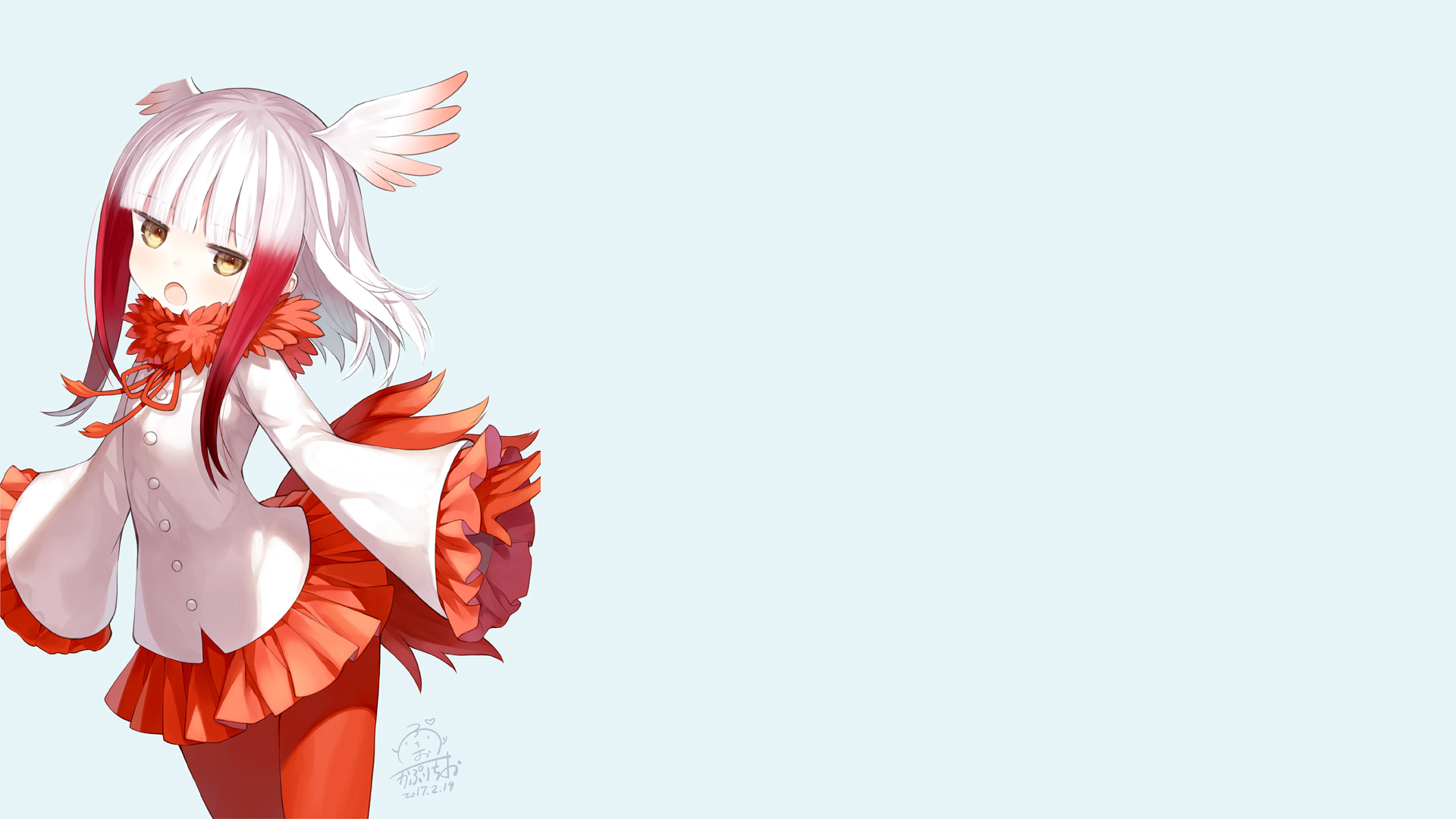 Download Crested Ibis (Kemono Friends) Anime Kemono Friends HD Wallpaper by かぷりちお