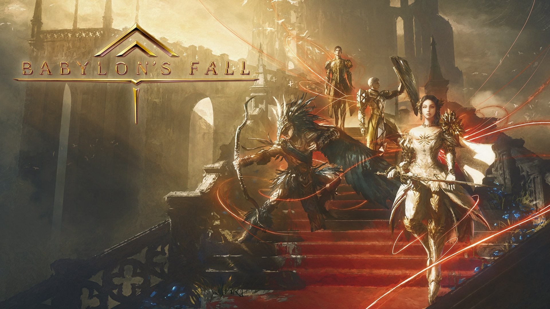 Download Video Game BABYLON'S FALL 4k Ultra HD Wallpaper